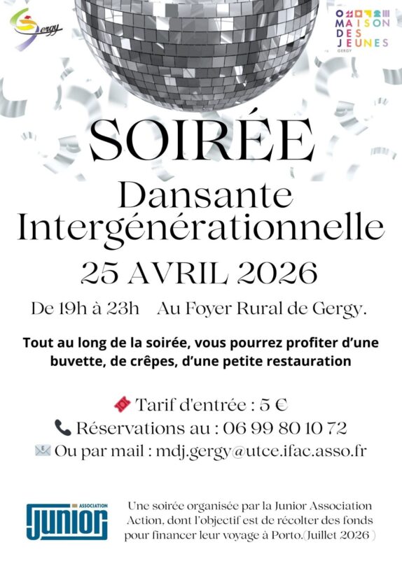 Une soirée dansante intergénérationnelle à Gergy